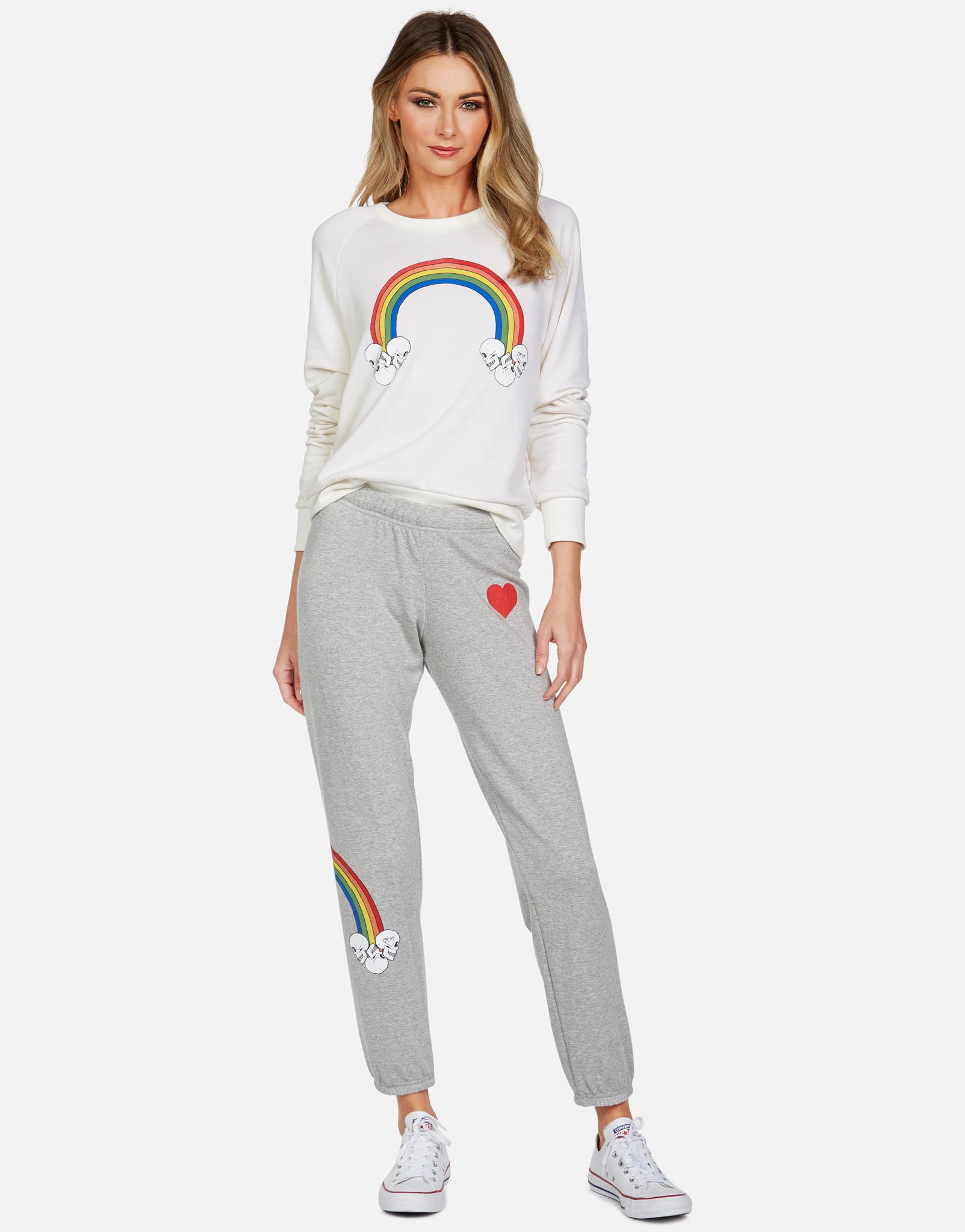 Lauren Moshi Women's Monica Rainbow Skull Cloud - 