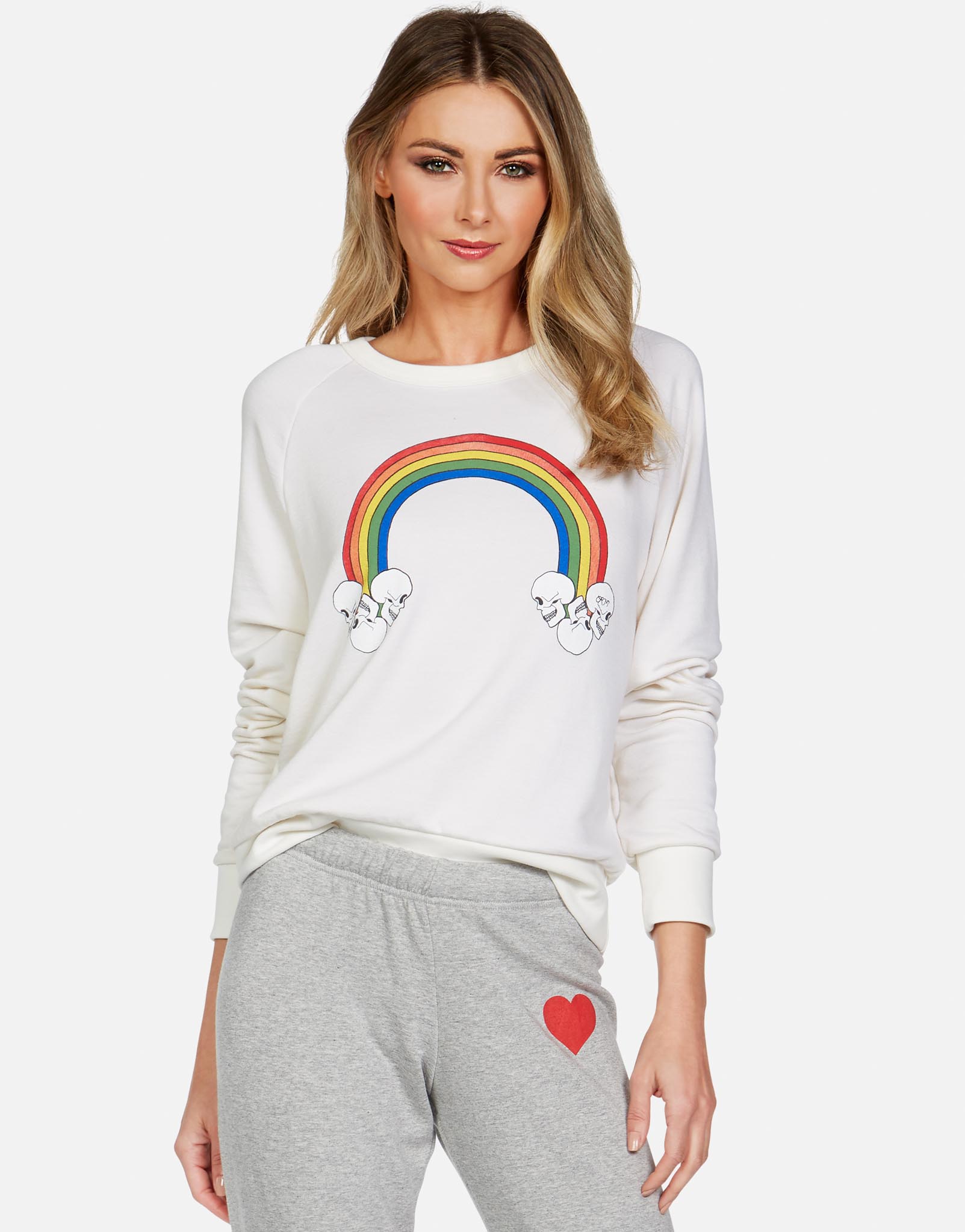 Lauren Moshi Women's Monica Rainbow Skull Cloud - 