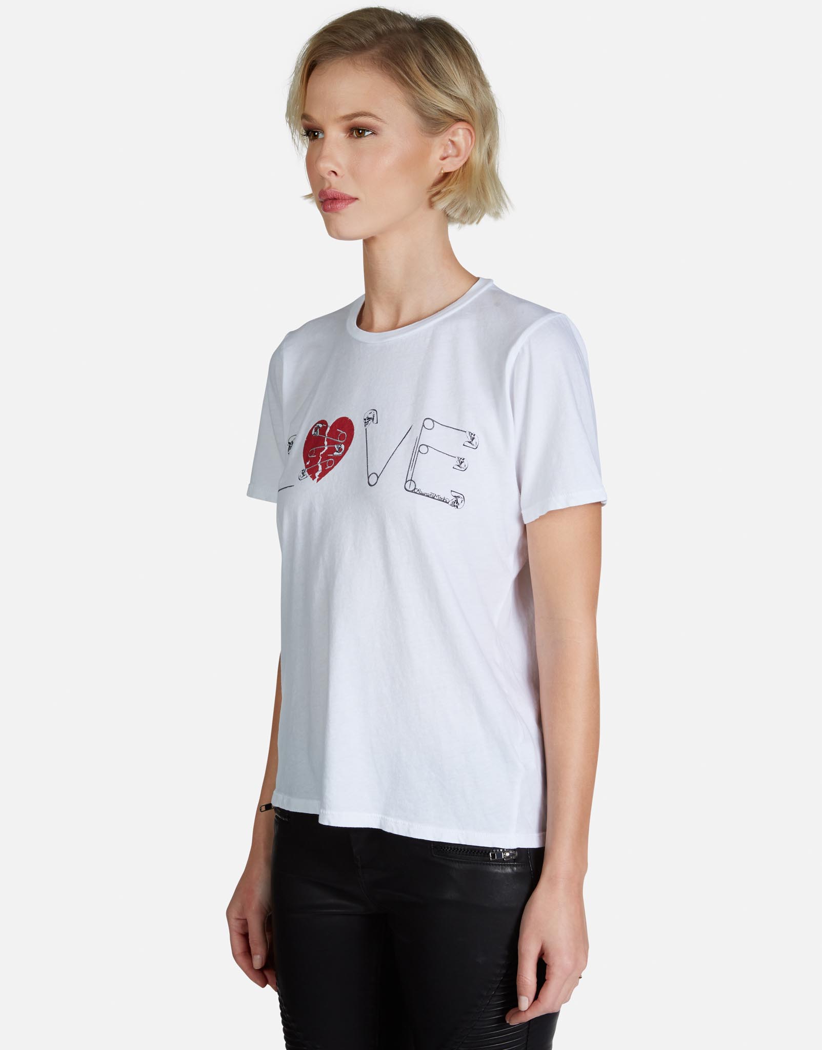 Lauren Moshi Women's Croft Safety Pin Love - 