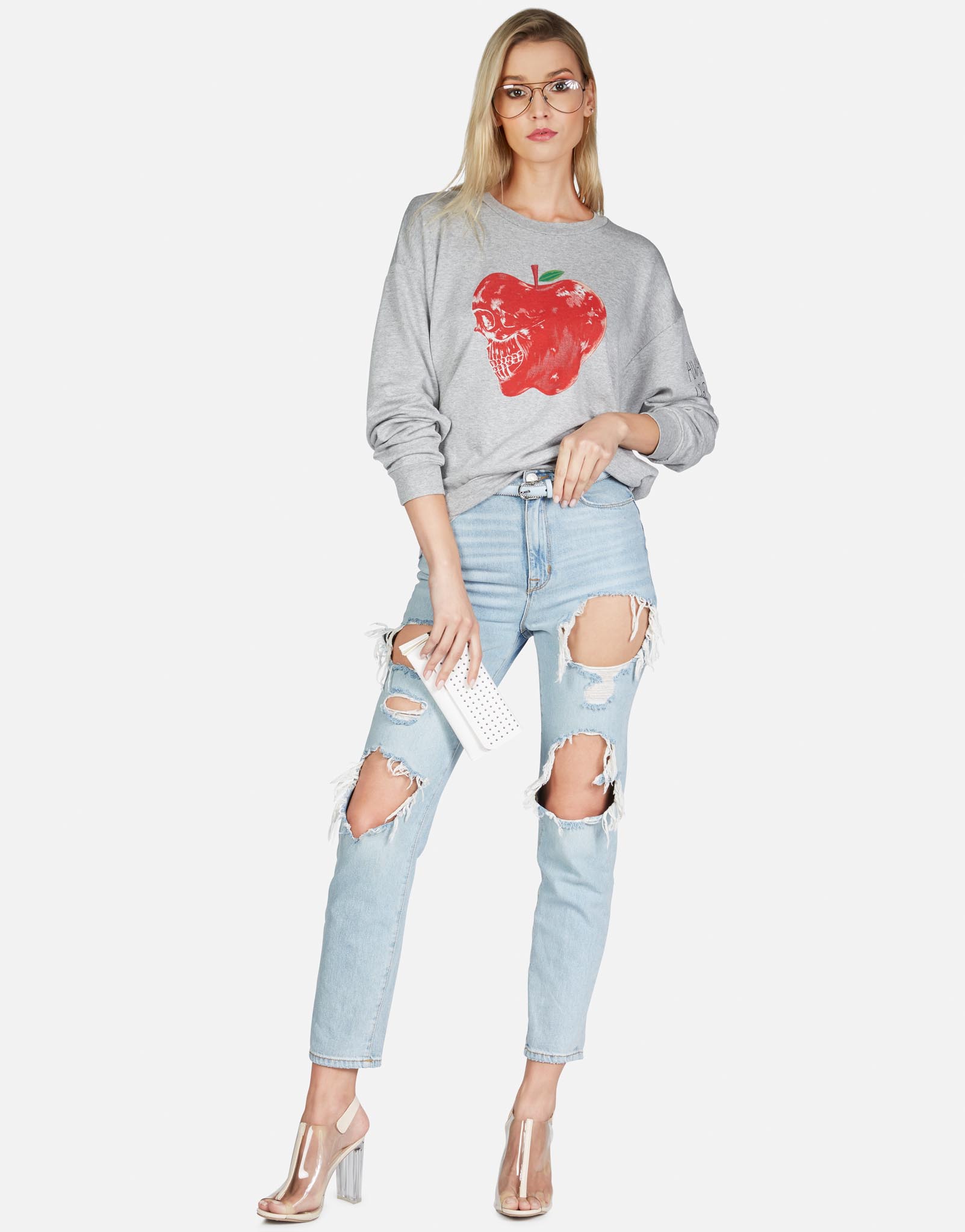 Lauren Moshi Women's Babbs Skull Apple - 