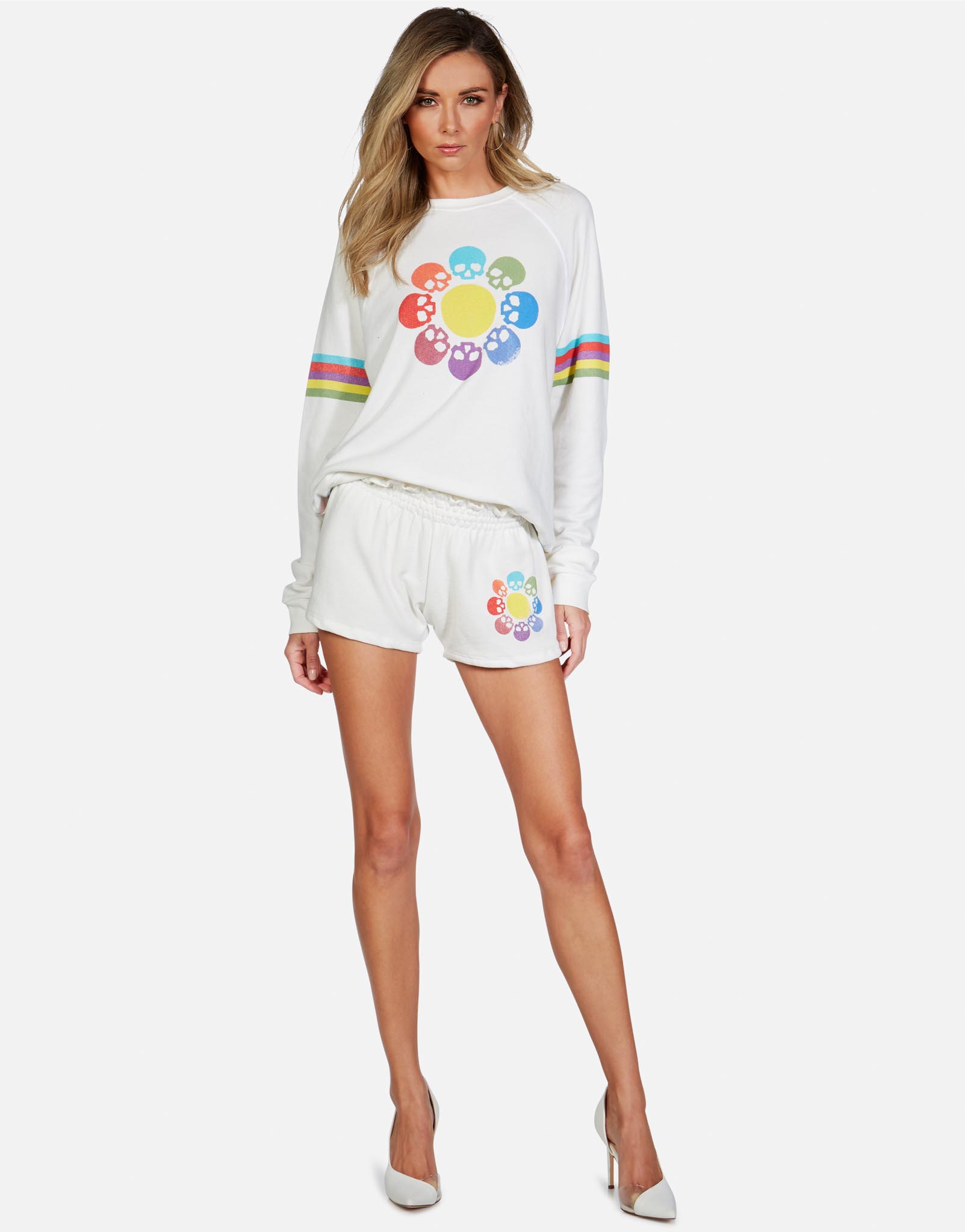 Lauren Moshi Women's Anela Skull Flower - 