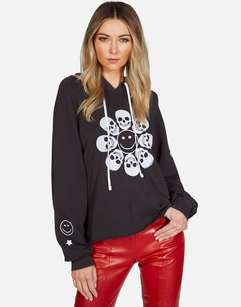 Lauren Moshi Women's Autumn Happy Skull Flower - 
