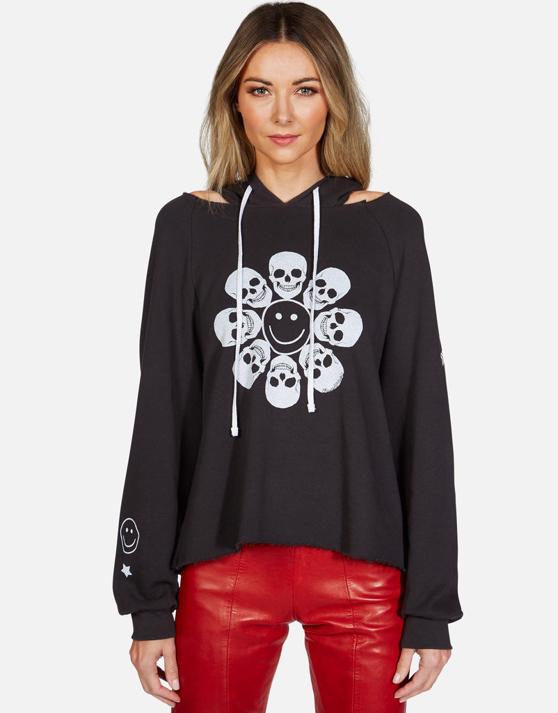 Lauren Moshi Women's Autumn Happy Skull Flower - 