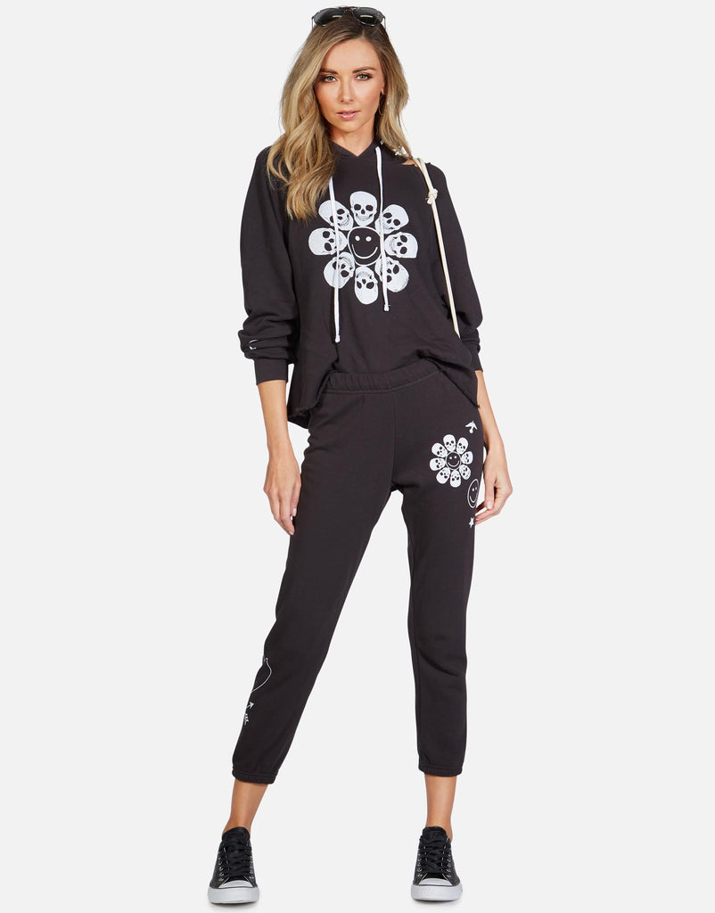 Lauren Moshi Women's Autumn Happy Skull Flower - 