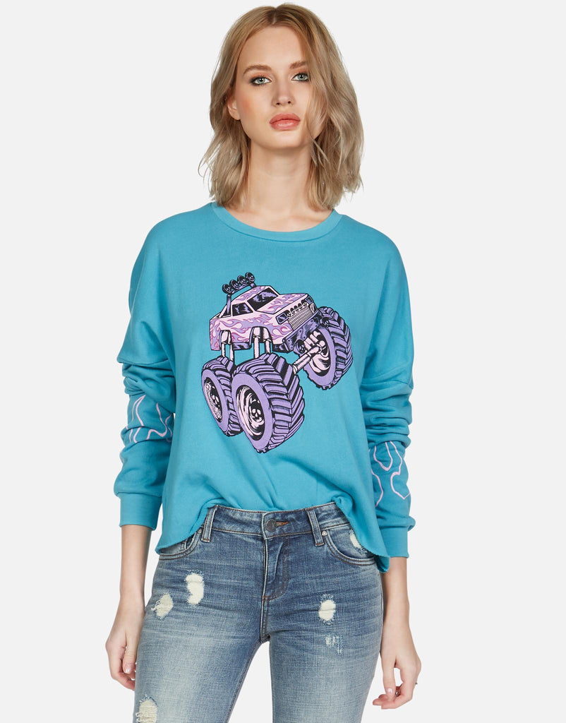 Lauren Moshi Women's Lee Monster Truck - Aqua Sky