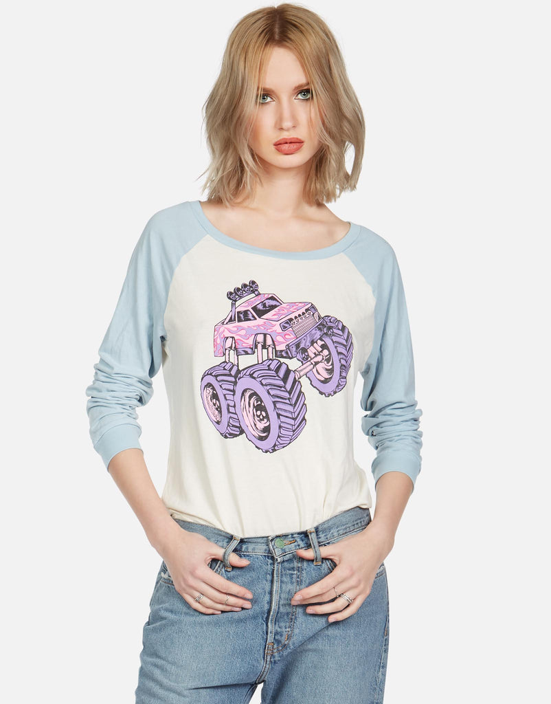Lauren Moshi Women's Nola Monster Truck - Faded White/Pearl Blue