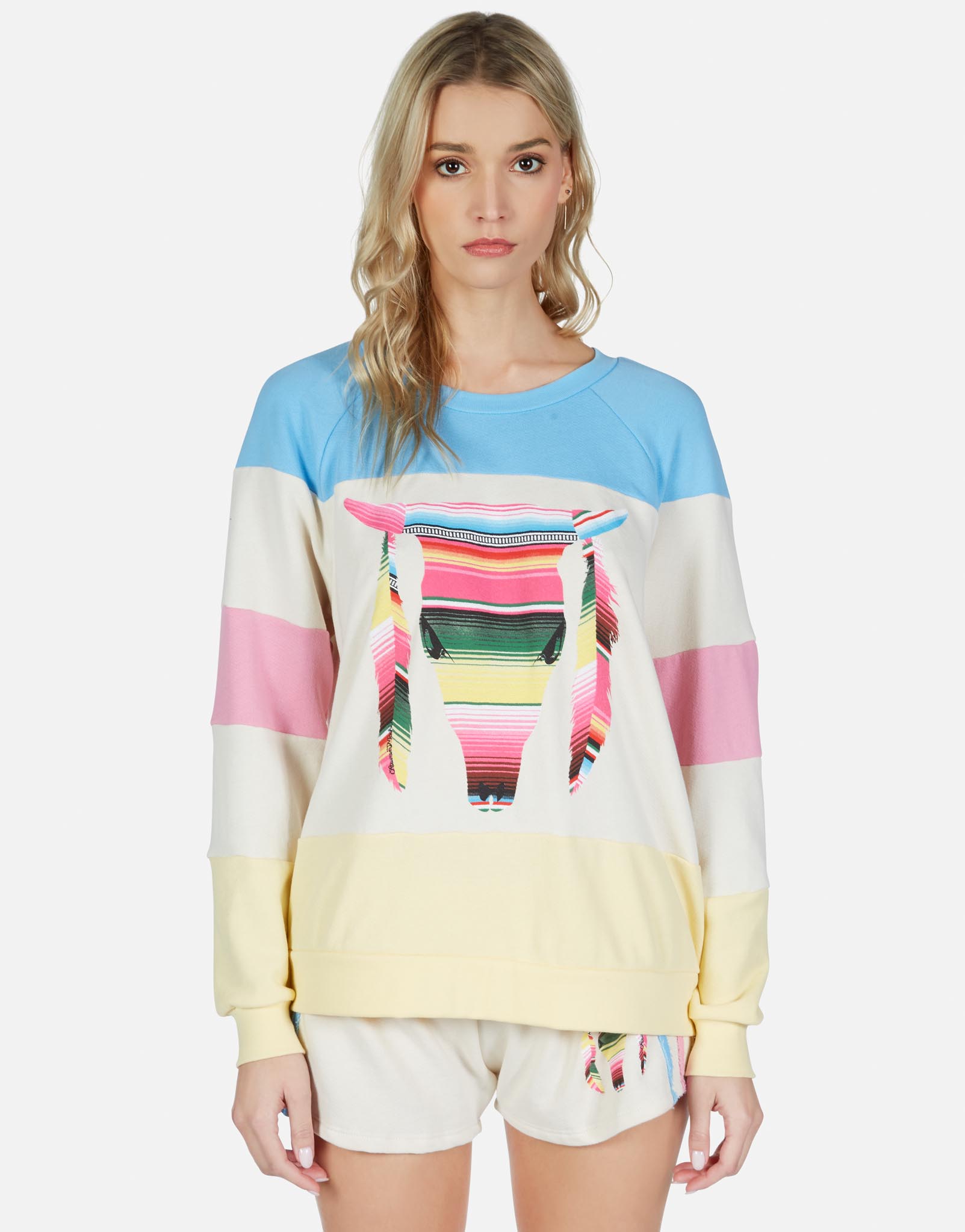 Lauren Moshi Women's Erica Striped Bull - 