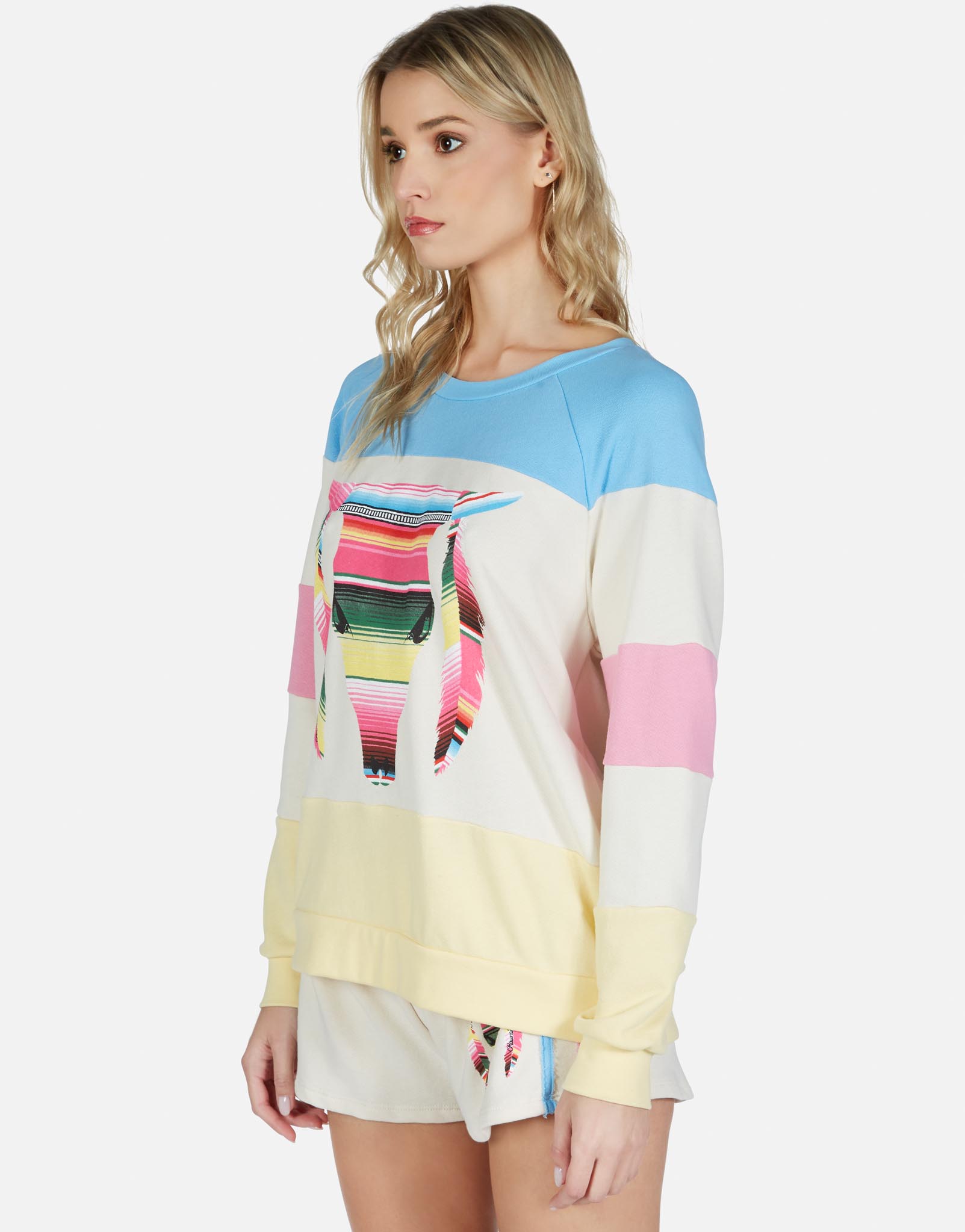 Lauren Moshi Women's Erica Striped Bull - 