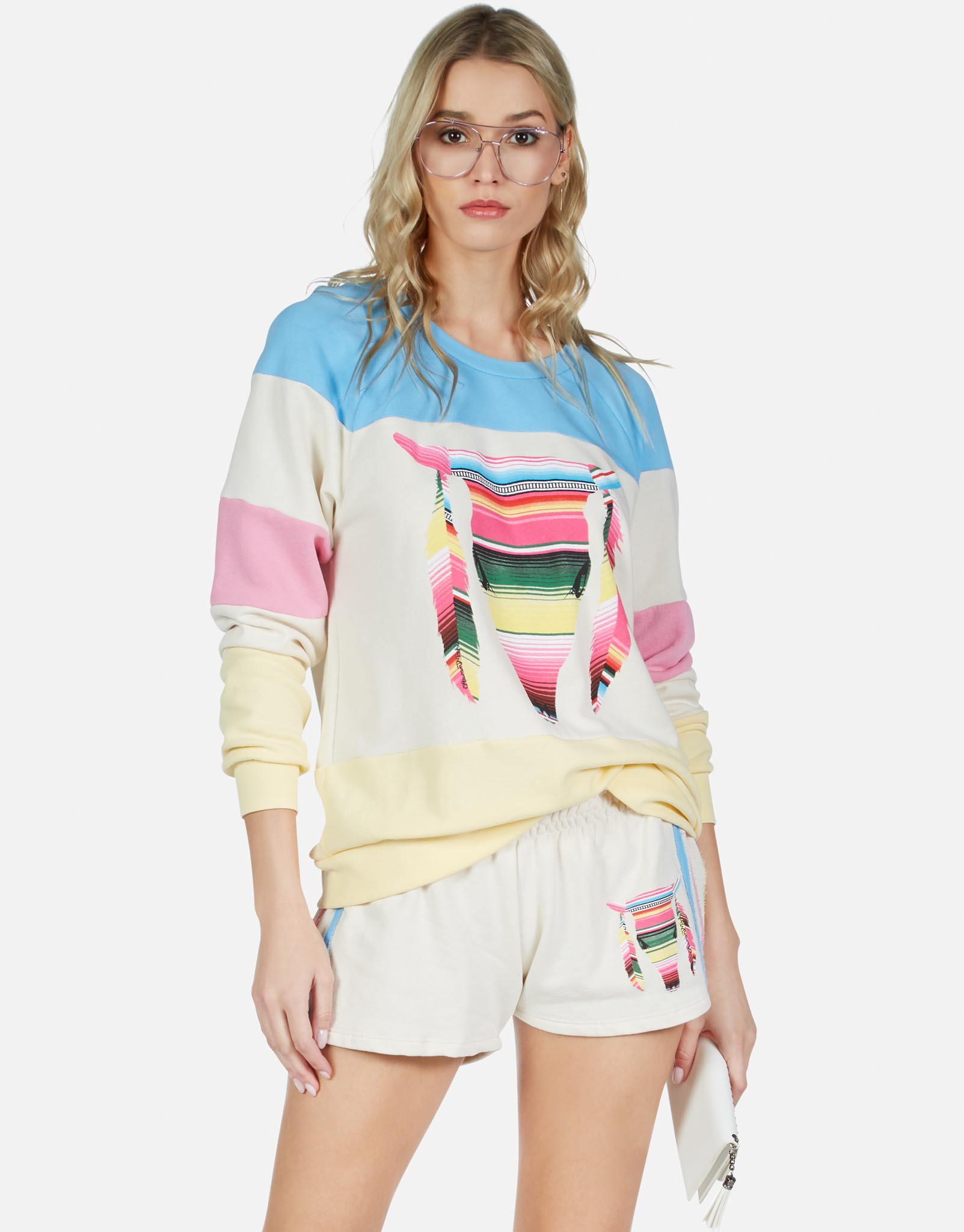 Lauren Moshi Women's Erica Striped Bull - 