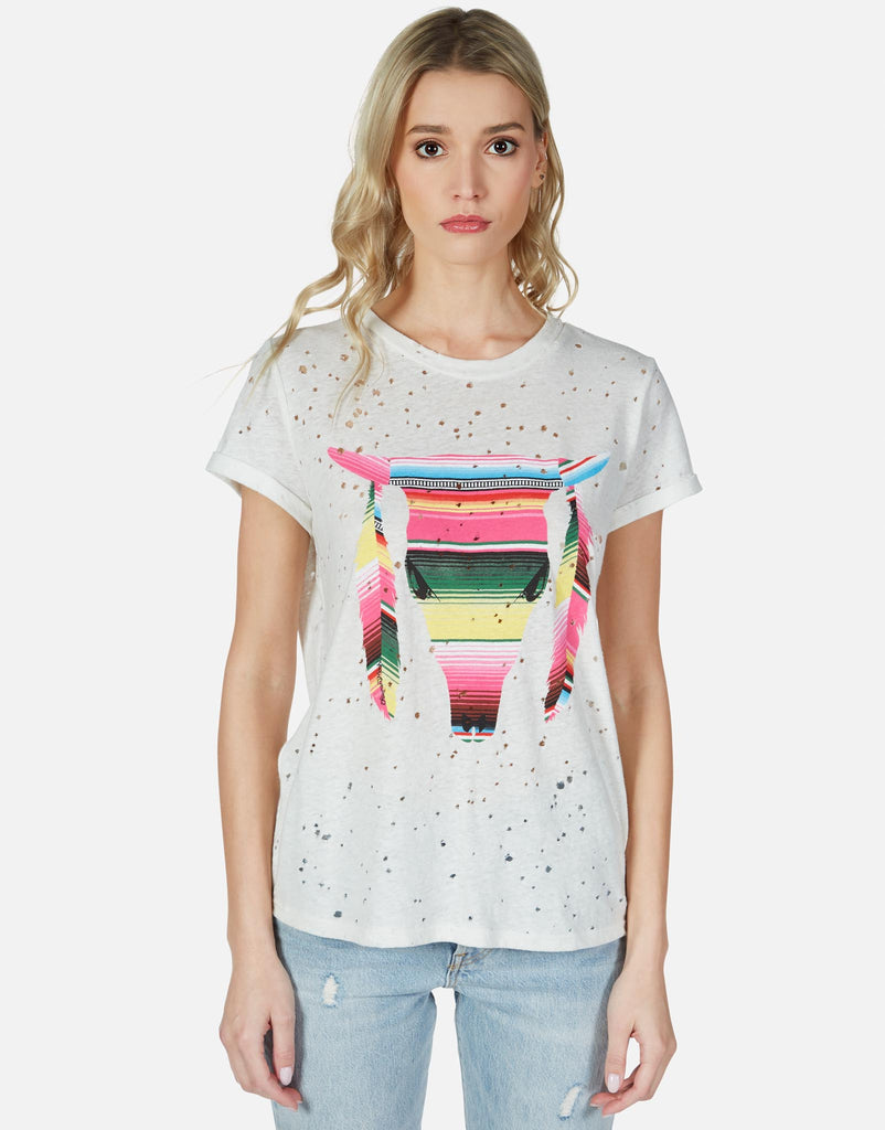 Lauren Moshi Women's Bess Striped Bull - 