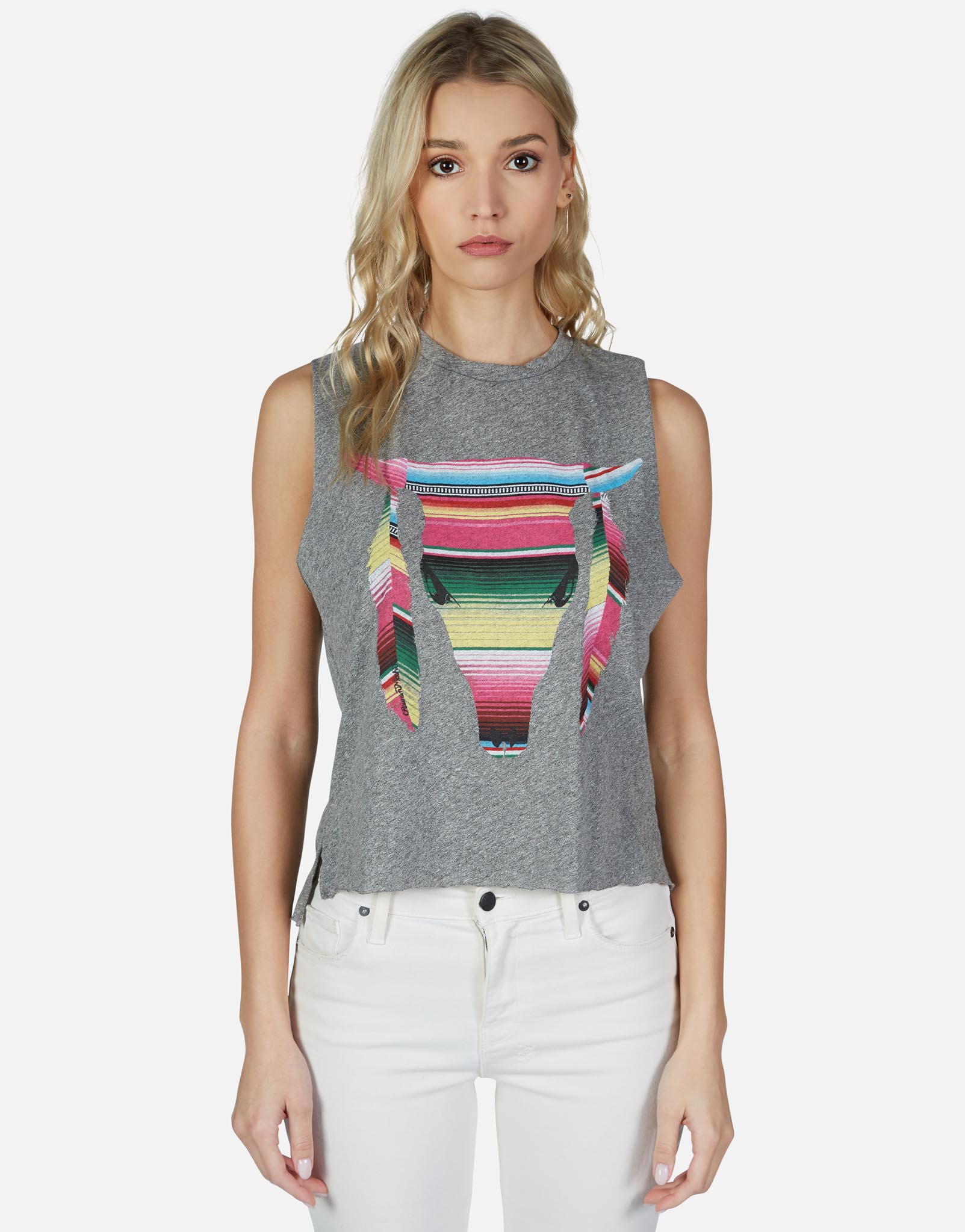 Lauren Moshi Women's Kinzington Striped Bull - 