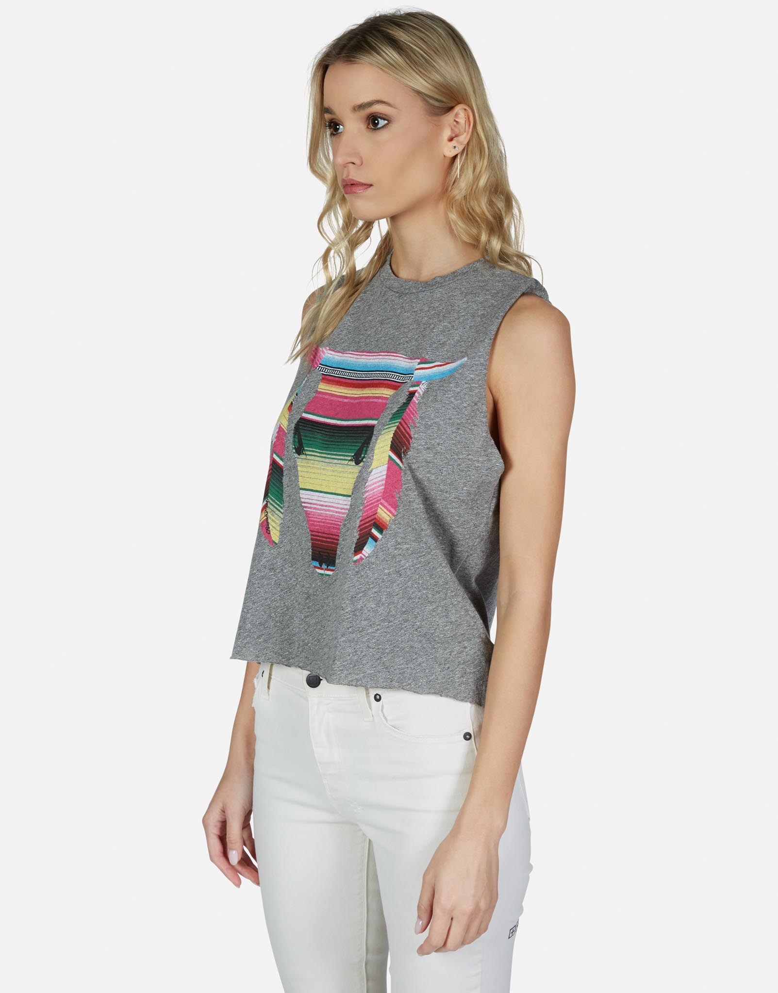 Lauren Moshi Women's Kinzington Striped Bull - 