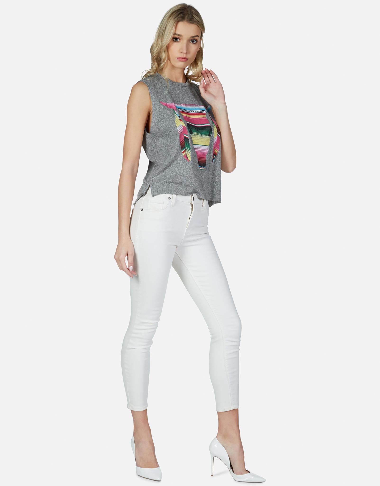 Lauren Moshi Women's Kinzington Striped Bull - 