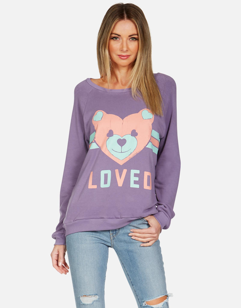 Lauren Moshi Women's Noleta Striped Heart Teddy - 