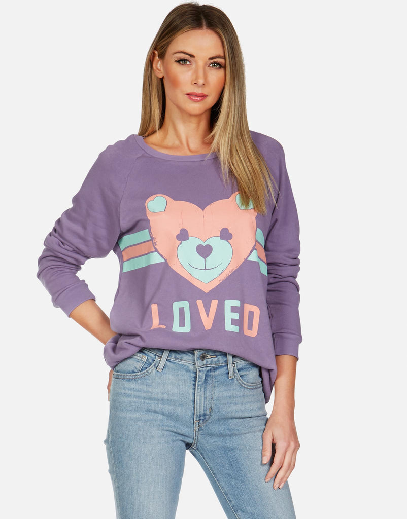 Lauren Moshi Women's Noleta Striped Heart Teddy - 