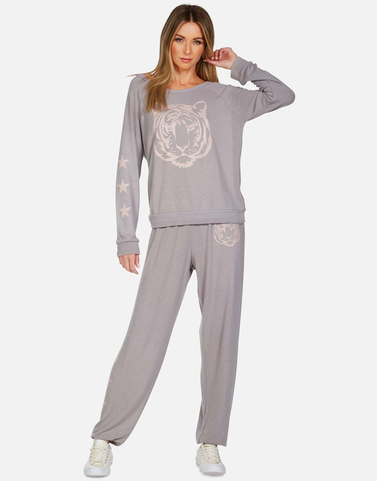 Lauren Moshi Women's Brenna Tiger Face - 