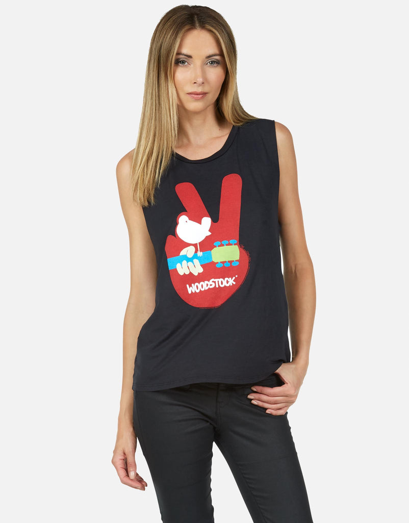 Lauren Moshi X Woodstock Women's Kel Woodstock Peace - 