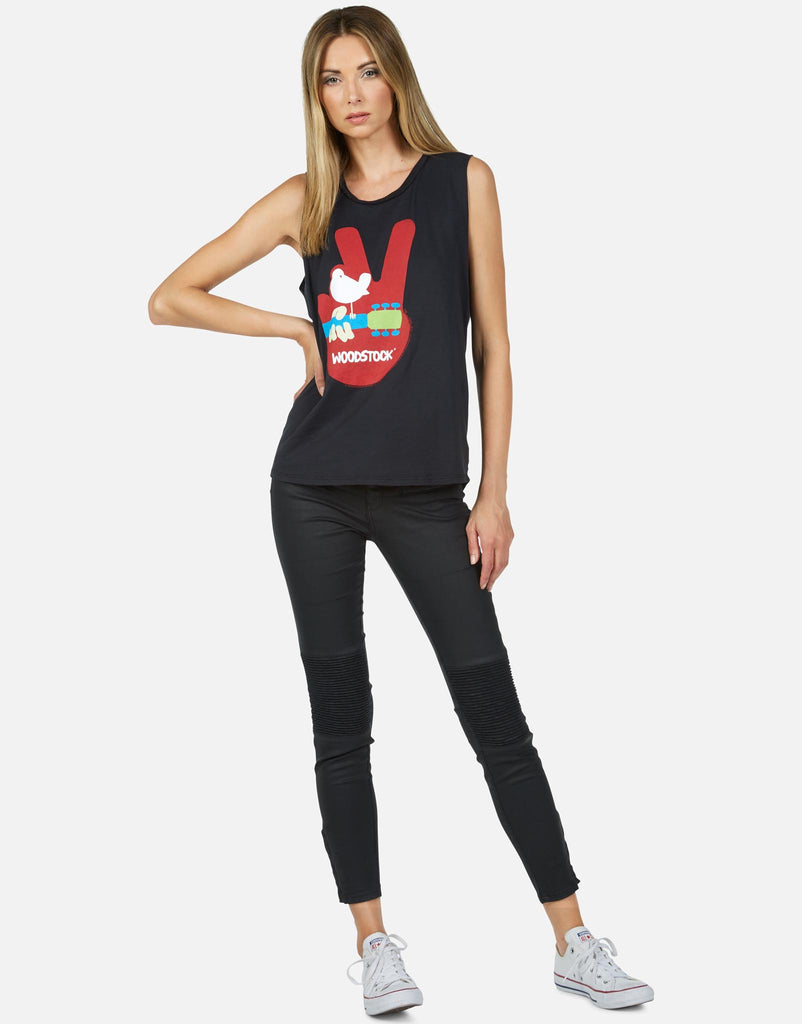 Lauren Moshi X Woodstock Women's Kel Woodstock Peace - 