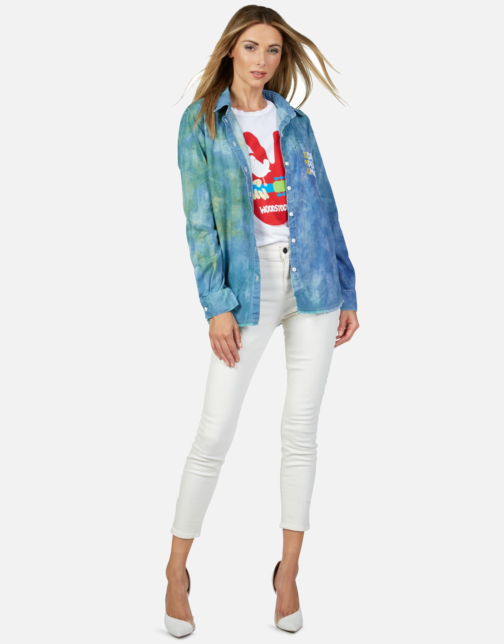 Lauren Moshi X Woodstock Women's Sloane Woodstock Peace - 
