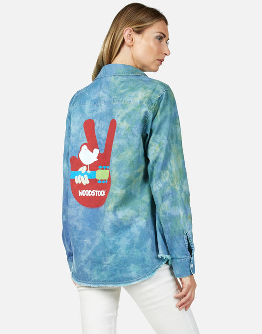 Lauren Moshi X Woodstock Women's Sloane Woodstock Peace - 