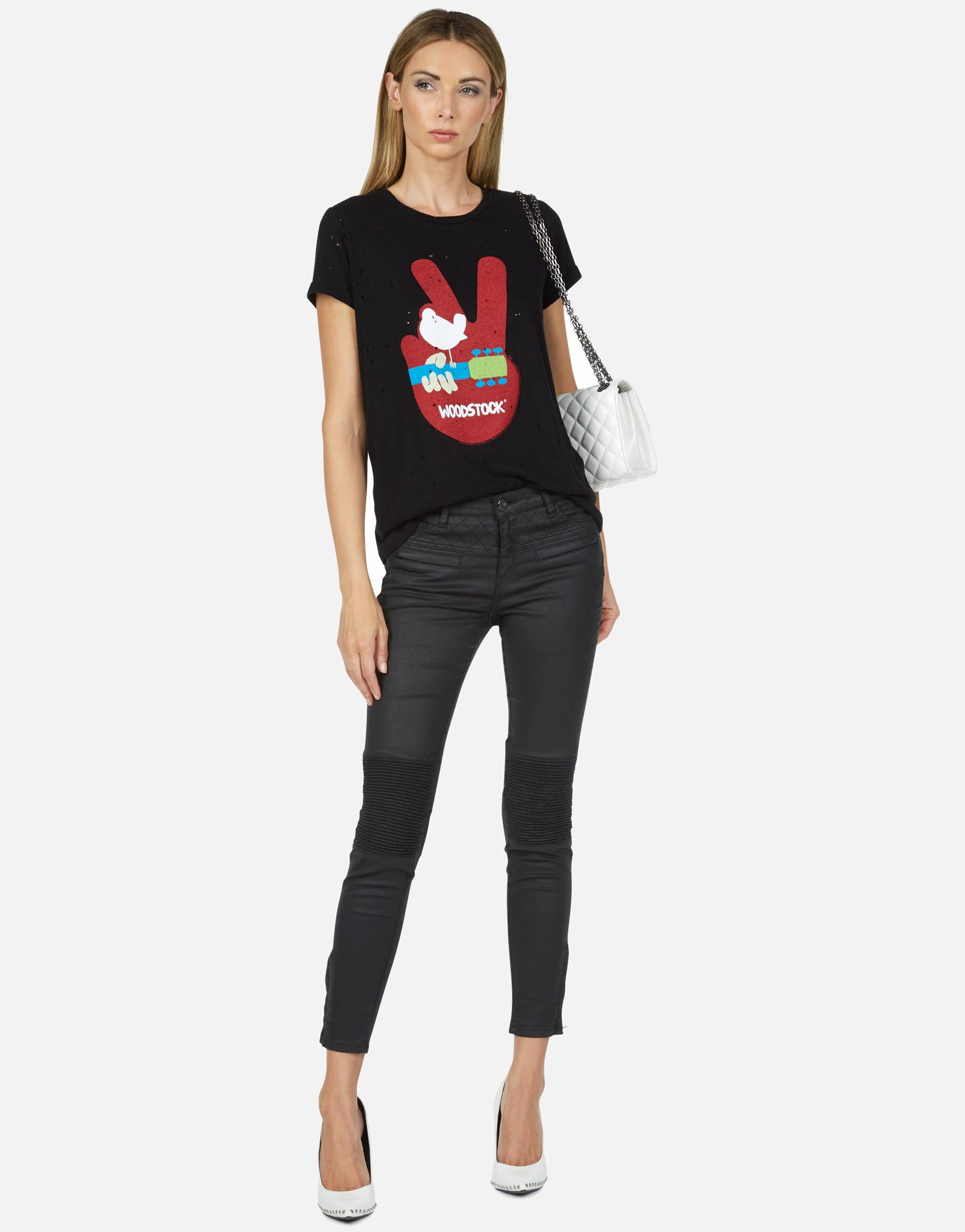 Lauren Moshi X Woodstock Women's Bess Woodstock Peace - 
