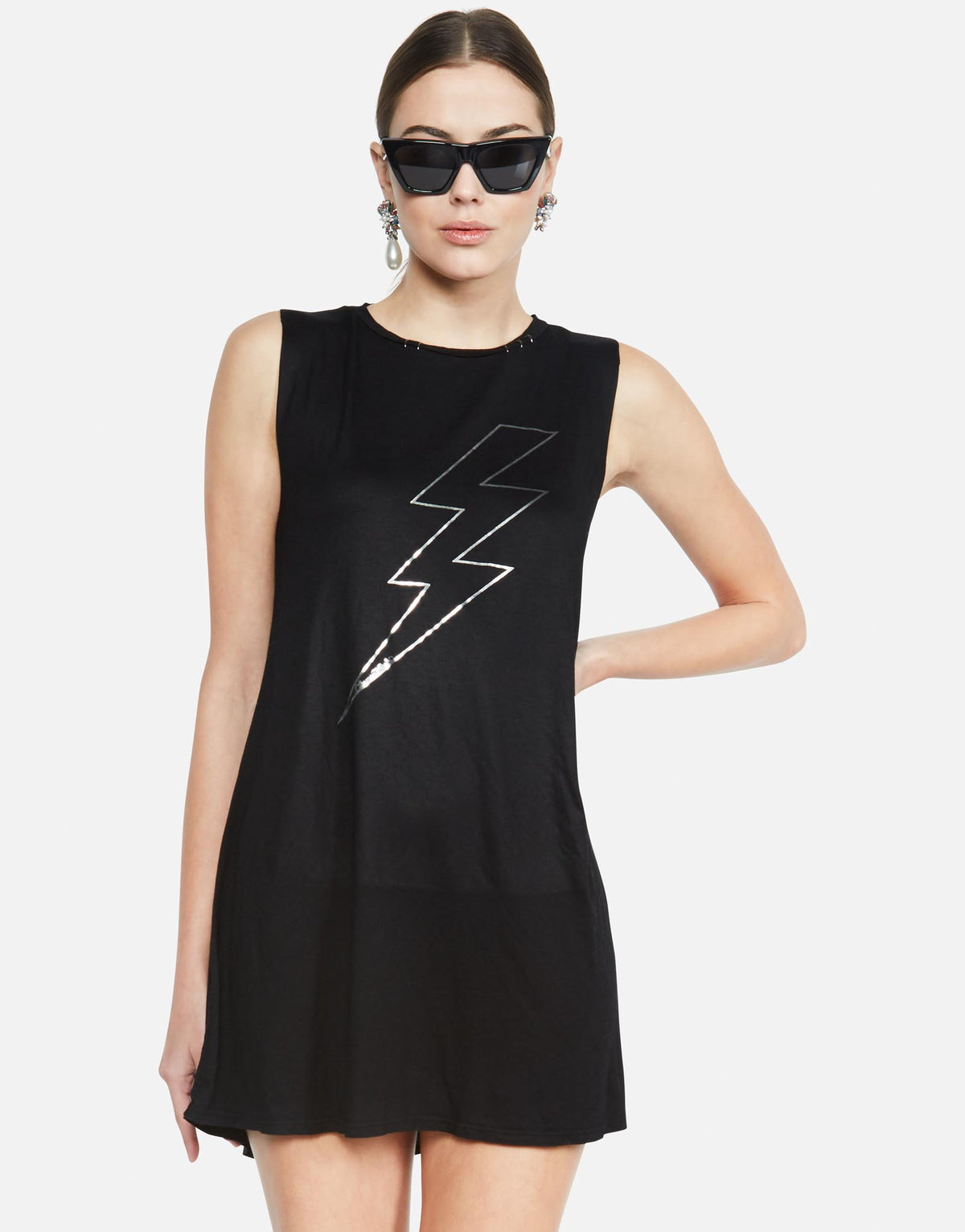 Lauren Moshi Women's Deanna Lightning Star - Black